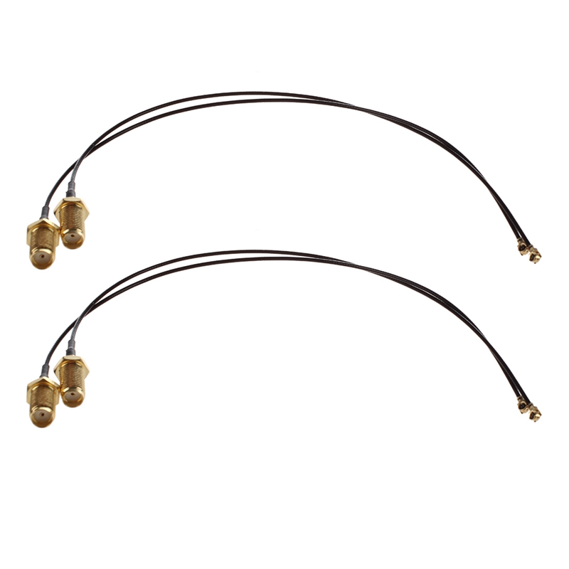 4 Pcs. WLAN ׳ Ǳ  HIROSE U.Fl SMA ڽ  ̺ IPEX RSMA 20Cm